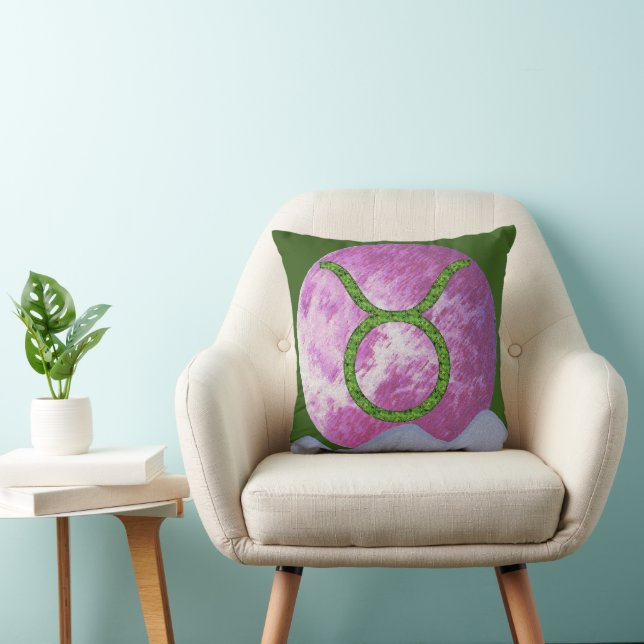 Taurus Throw Pillow (Chair)