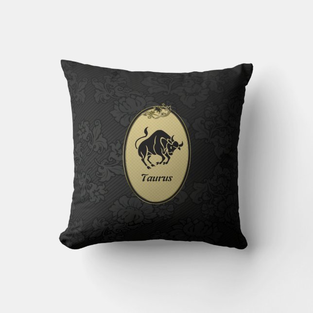 Taurus Throw Pillow (Front)