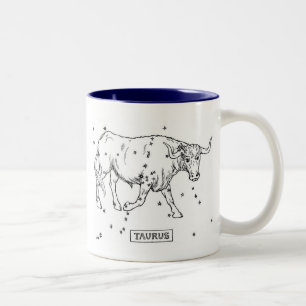 Taurus Two-Tone Coffee Mug