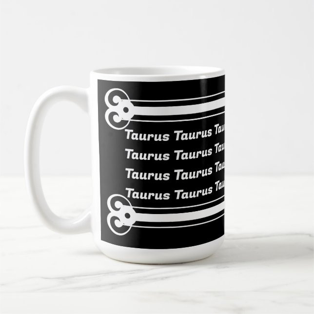 Taurus Vibes Café Mug (Gauche)