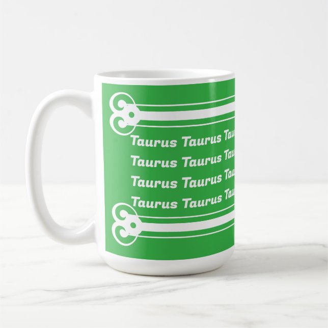 Taurus Vibes Café Mug (Gauche)