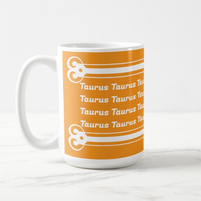 Taurus Vibes Coffee Mug (Left)
