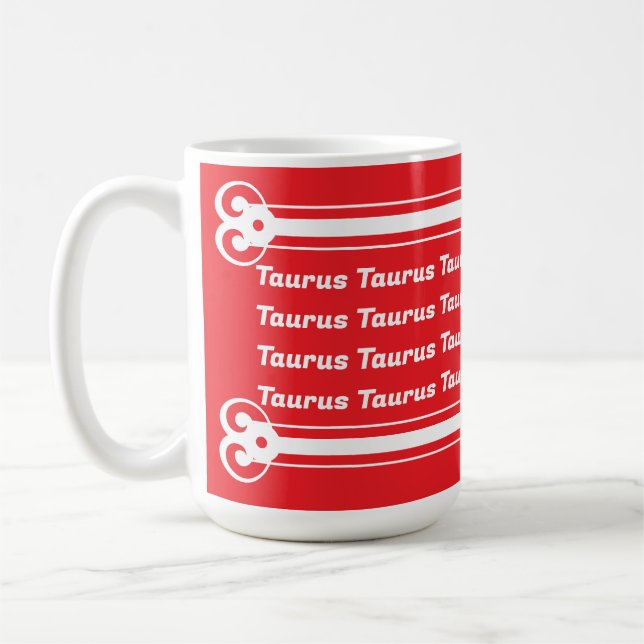 Taurus Vibes Coffee Mug (Left)