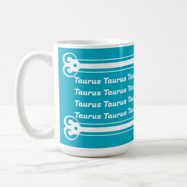 Taurus Vibes Coffee Mug (Left)