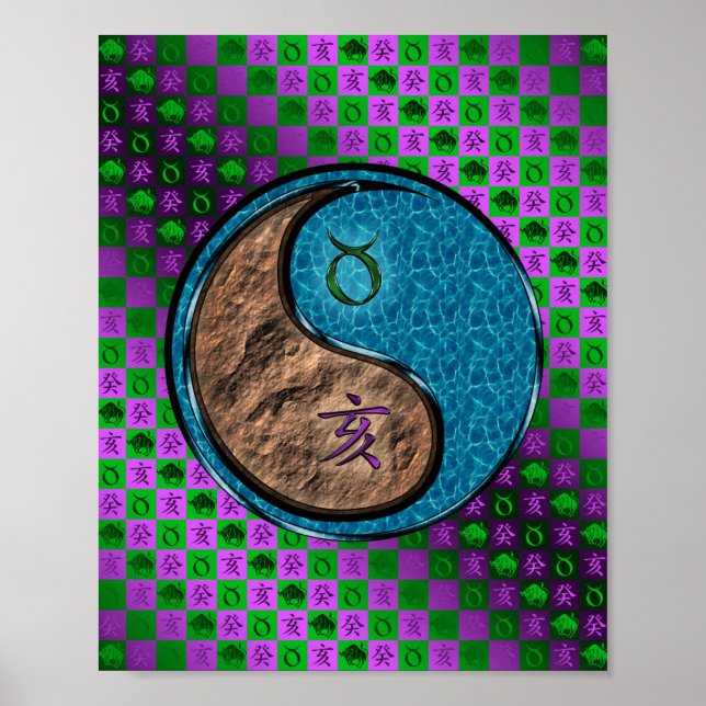 Taurus & Water Boar Poster (Front)