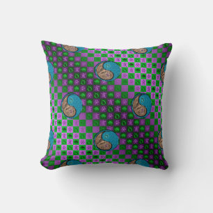 Taurus & Water Boar Throw Pillow