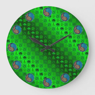 Taurus & Water Goat Large Clock