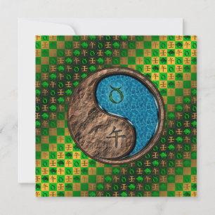 Taurus & Water Horse Card