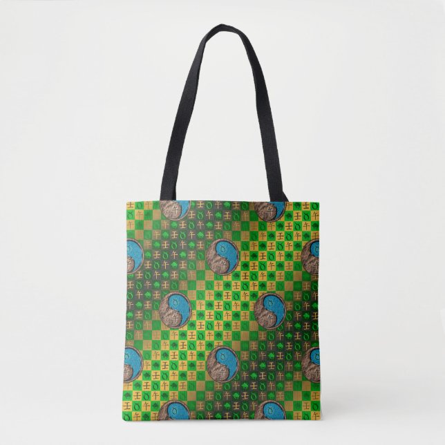 Taurus & Water Horse Tote Bag (Front)