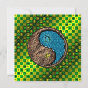 Taurus & Water Monkey Card