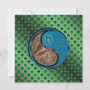 Taurus & Water Rabbit Card