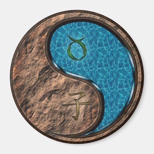 Taurus & Water Rat Magnet (Front)