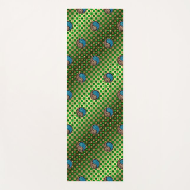 Taurus & Water Rat Yoga Mat (Front)