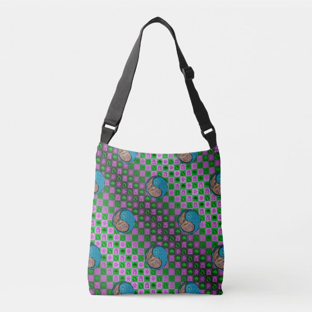 Taurus & Water Rooster Crossbody Bag (Front)