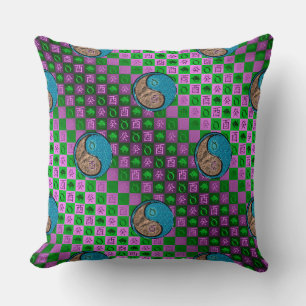 Taurus & Water Rooster Throw Pillow
