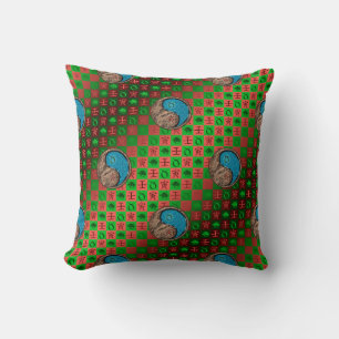 Taurus & Water Tiger Throw Pillow