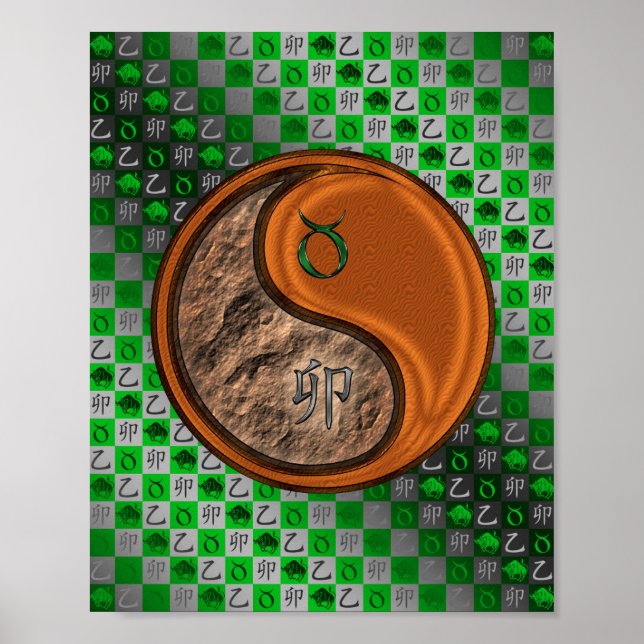 Taurus & Wood Rabbit Poster (Front)