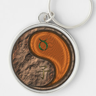 Taurus & Wood Rat Keychain