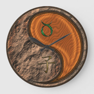 Taurus & Wood Rat Large Clock