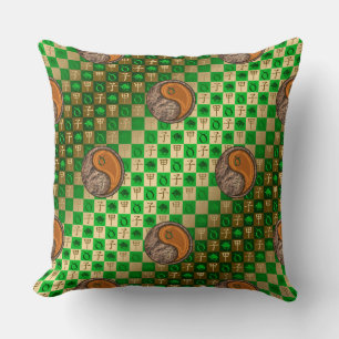 Taurus & Wood Rat Throw Pillow