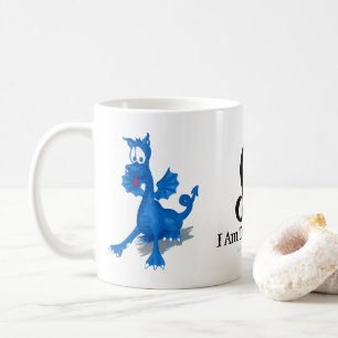 Taurus Zodiac Astrology Blue Dragon Rahu Coffee Mug