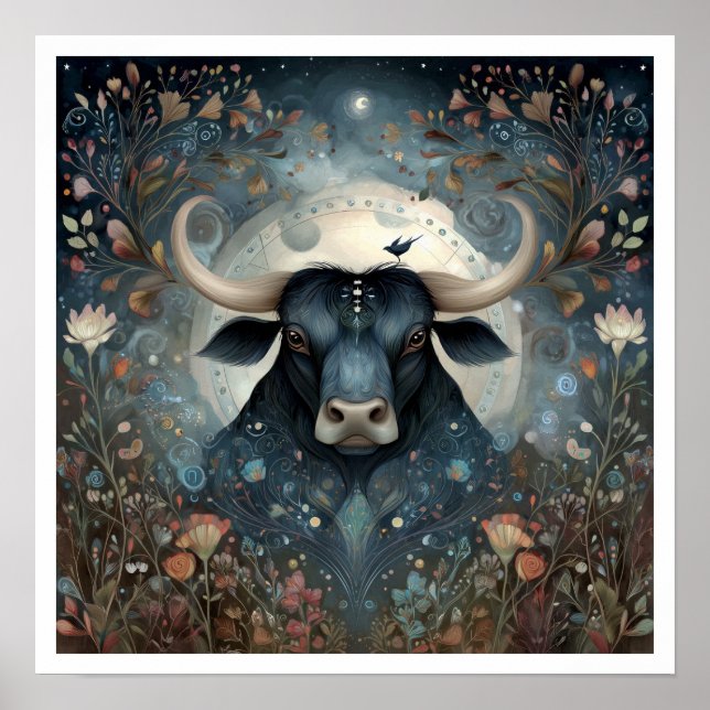 Taurus Zodiac Birth Sign Astrology Celestial (Front)