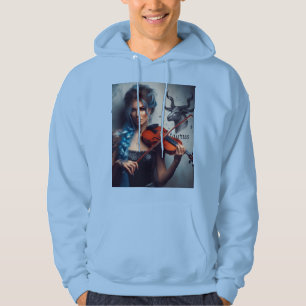 Taurus Zodiac Musician Violin Hoodie