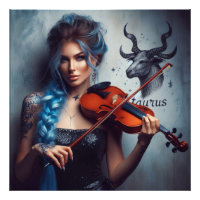 Taurus Zodiac Musician Violin