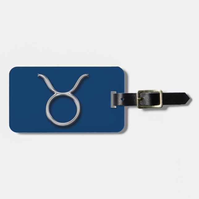 Taurus Zodiac-Personalize Luggage Tag (Front Horizontal)