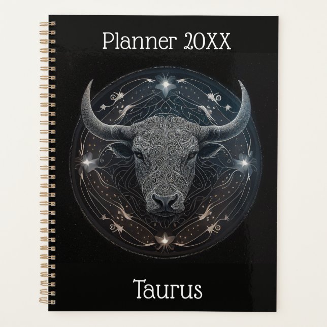 Taurus  Zodiac  Planner (Front)