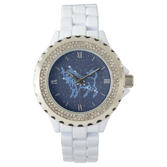 Taurus Zodiac Sign and Constellation Watch (Front)