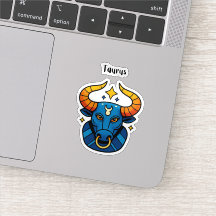 Taurus Zodiac Sign - Minimalist Gold Celestial Bul