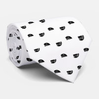 Taurus zodiac sign polka dot necktie