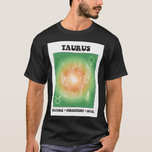 Taurus Zodiac Sign T-Shirt