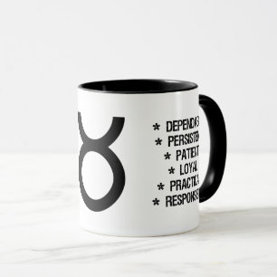 Taurus Zodiac Sign ("the bull") Mug