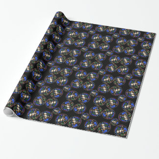 Taurus Zodiac Stained Glass Notre-Dame de Paris WP Wrapping Paper