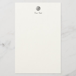 Taurus Zodiac Star Sign Silver Premium Stationery