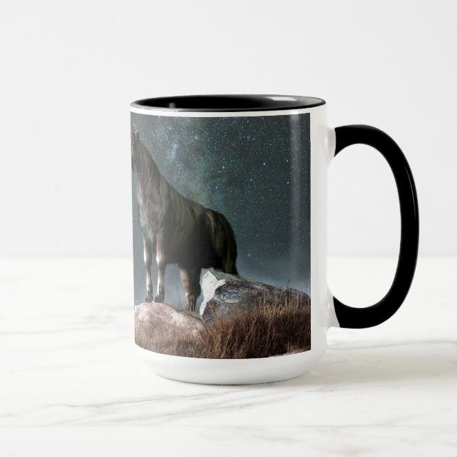 Taurus Zodiac Symbol Mug (Right)