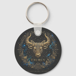 Taurus Zodiac T-Shirt - Bull Symbol Astrology Gift Keychain
