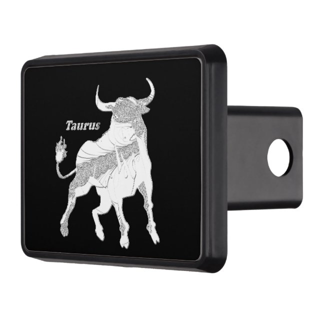 Taurus Zodiac Trailer Hitch Cover (Left)