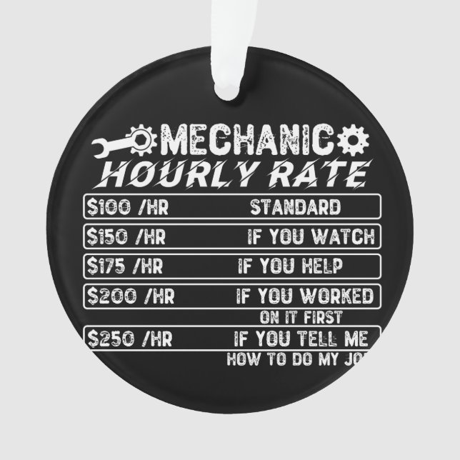Taux horaire mécanique (devant)