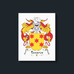 Tavares Family Crest Canvas Print<br><div class="desc">Tavares Coat of Arms</div>