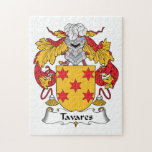Tavares Family Crest Jigsaw Puzzle<br><div class="desc">Tavares Coat of Arms</div>