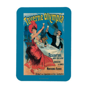 Taverne Olympia Promotional Poster Magnet