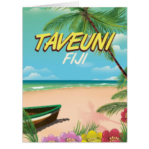 Taveuni Fiji travel poster