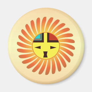 Tawa Kachina - Sunface Refrigerator Magnet