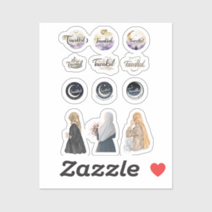 Tawakkul Islamic Sticker Set Faith-Inspired Muslim