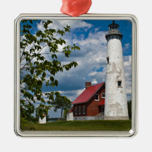 Tawas Point Lighthouse Metal Ornament