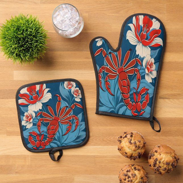 Taweret Oven Mitt & Pot Holder Set (Taweret Oven Mitt & Pot Holder Set
)