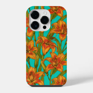 Tawny dailily flowers iPhone 14 pro case